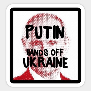 Putin Hands Off Ukraine Sticker